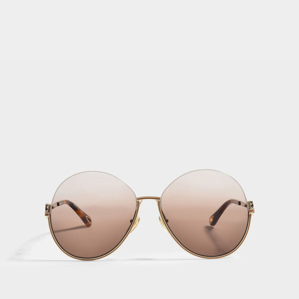 Sunglasses in Gold Metal
