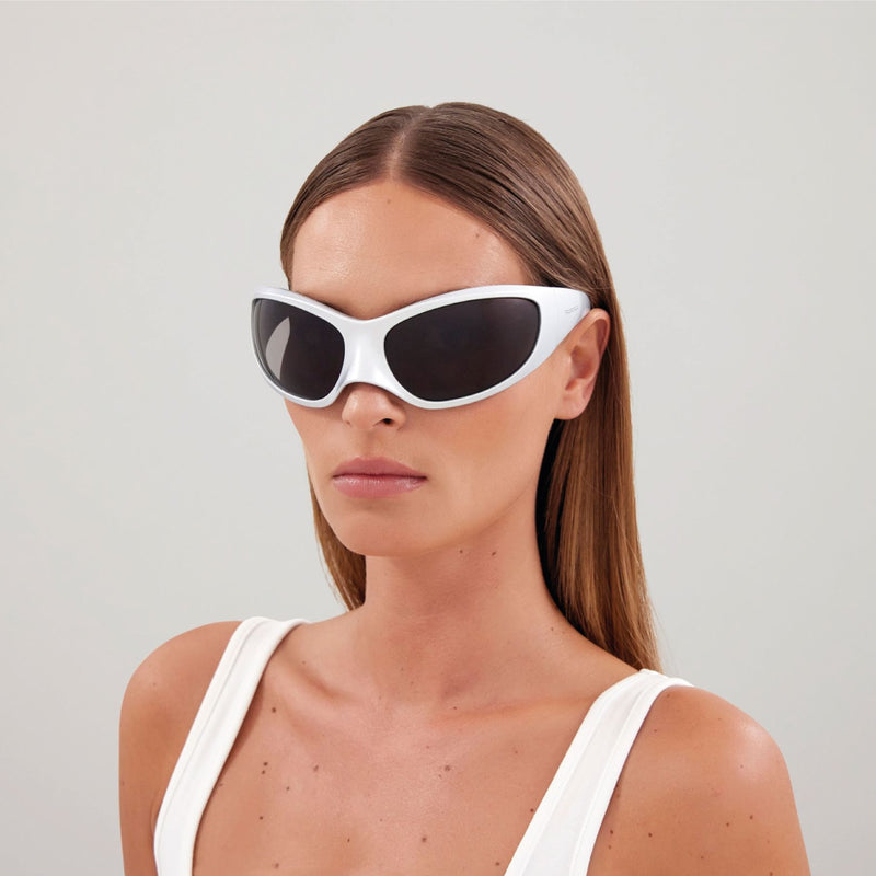 Sunglasses - Balenciaga  - Acetate - Silver