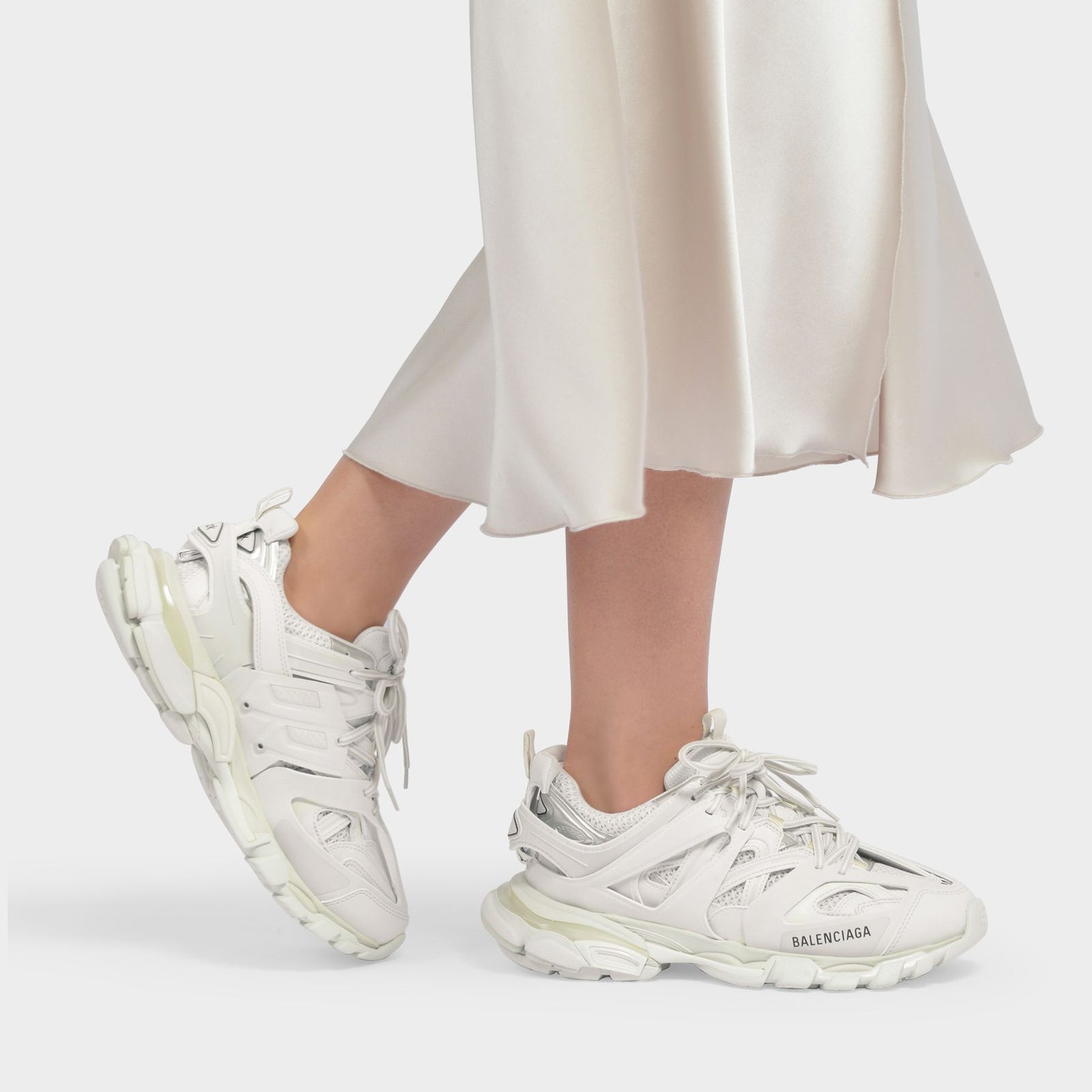 Balenciaga track sneakers on feet online