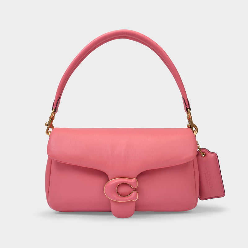Tabby Pillow Bag in Taffy Pink Leather