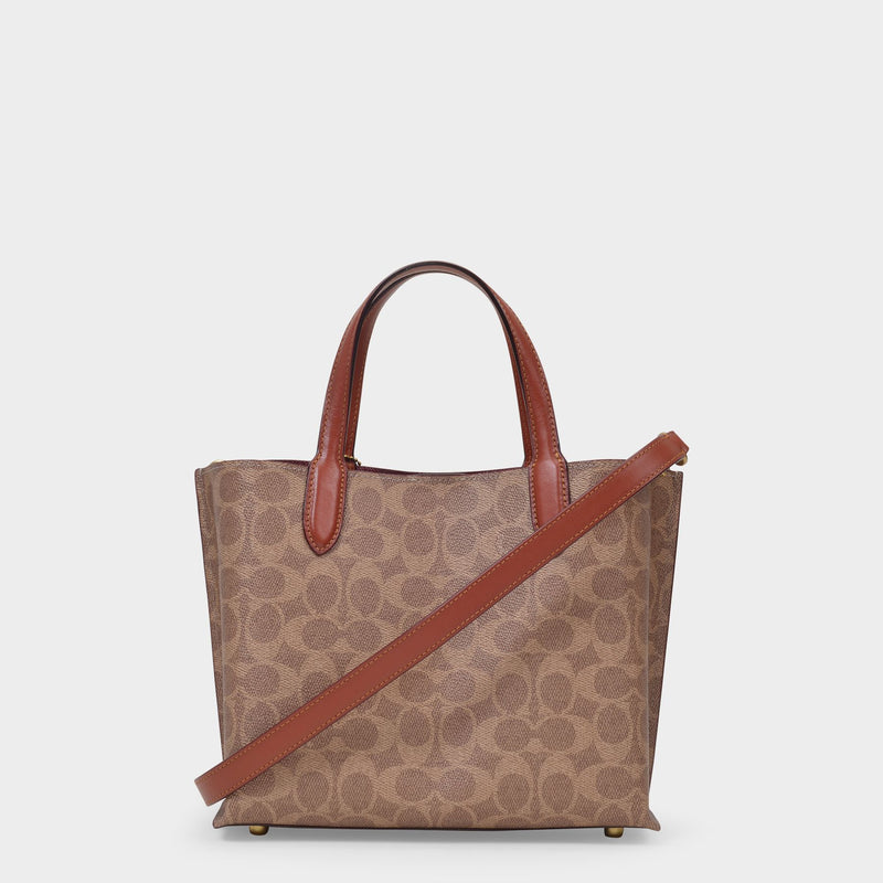 Willow Tote 24 Tote Bag - Coach - Tan Rust - Canva