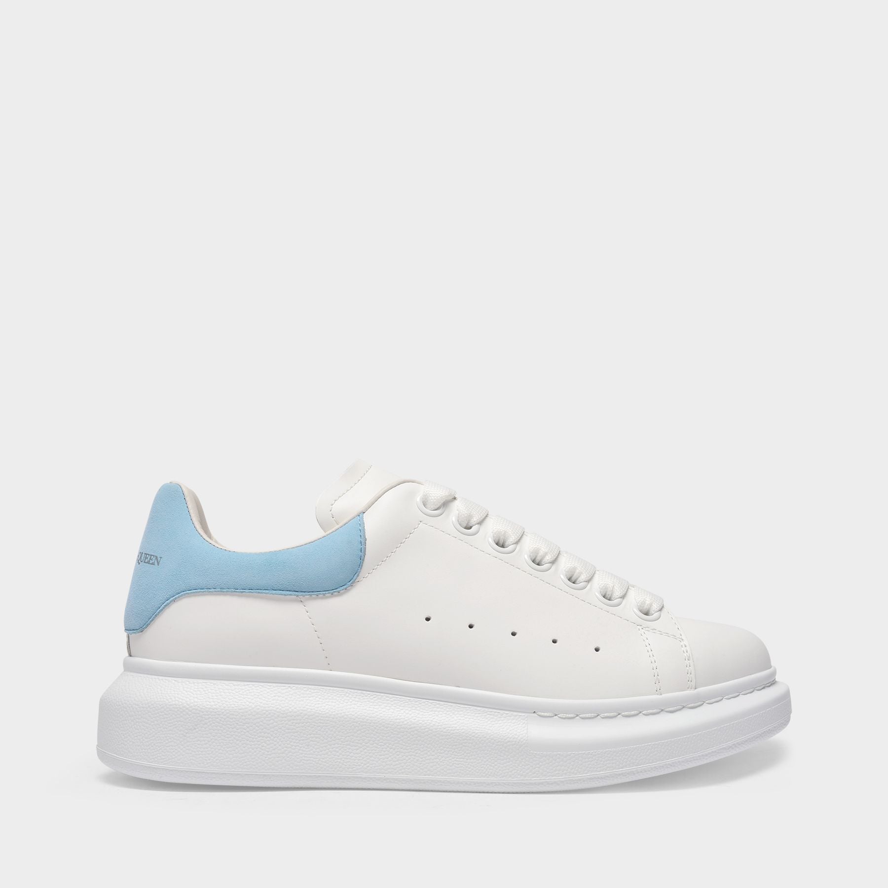 Alexander mcqueen white and blue sale