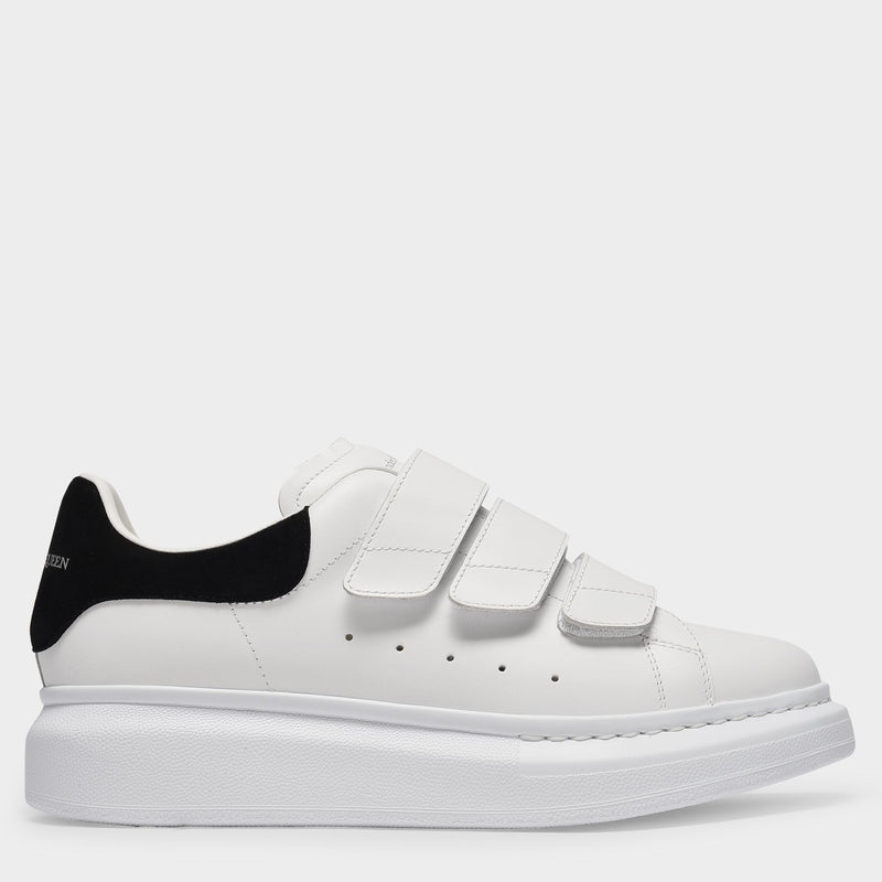 Oversized Sneakers - Alexander Mcqueen - White/Black - Leather