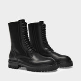 Alec Ankle Boots in Black Leather