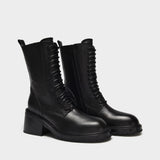 Heike Ankle Boots in Black Leather