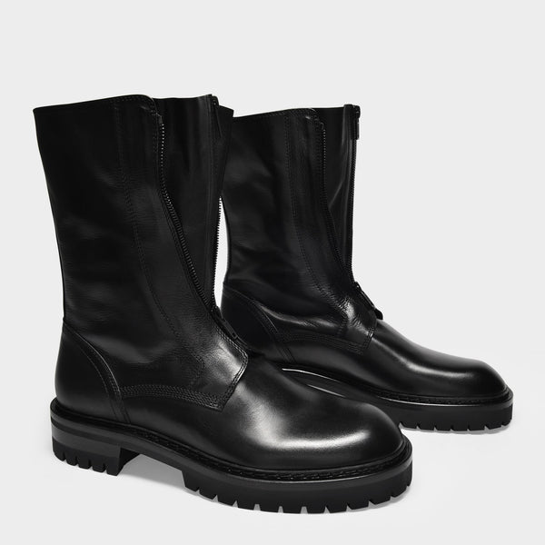 Kornelis Ankle Boots in Black Leather