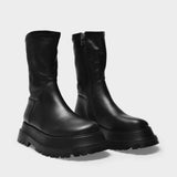 LF Hurr Boots in Black Leather
