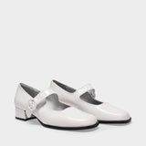 Twiggy Babies in White Patent Leather