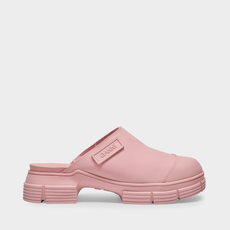 Clog in Pink Recycled Rubber