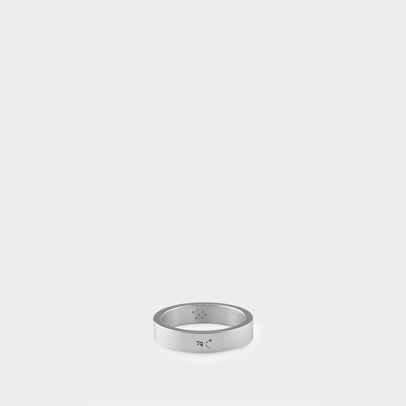 7G Ribbon Ring - Le Gramme - Silver