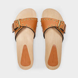 Jaso Sandals in Neutral Leather
