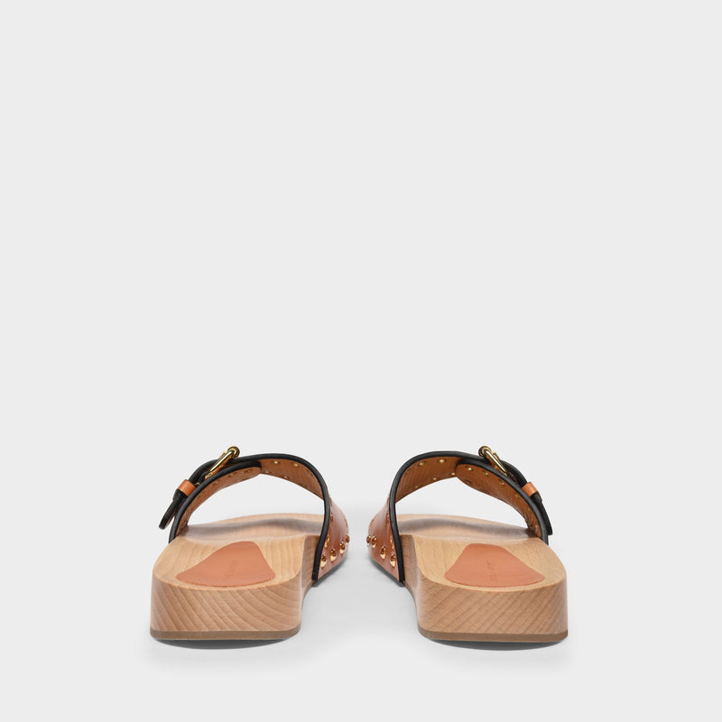 Jaso Sandals in Neutral Leather