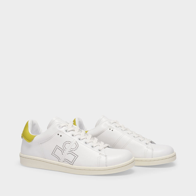 Bart Sneakers in Yellow Leather