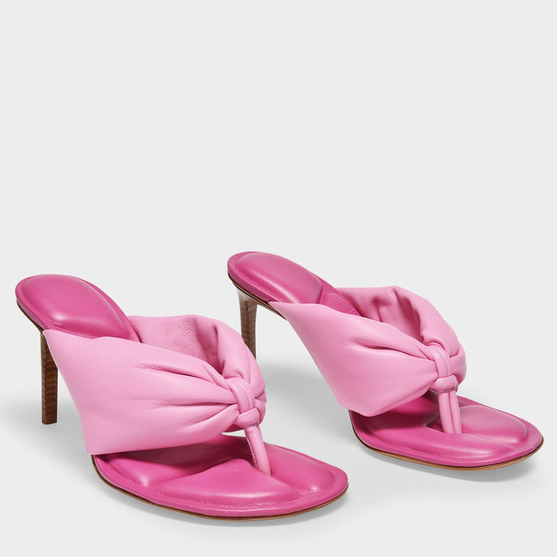 Les Sandales Nocio in Pink Leather