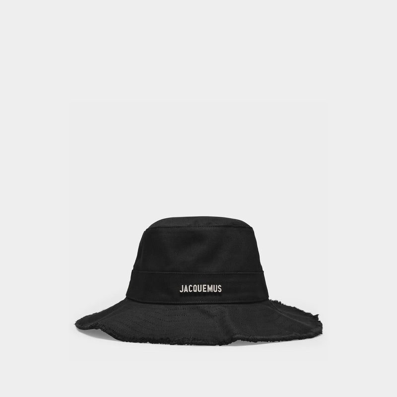 Artichaut Bucket Hat - Jacquemus -  Black - Cotton