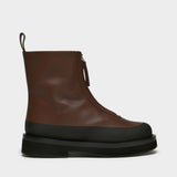 Malmok Ankle Boots in Brown Leather