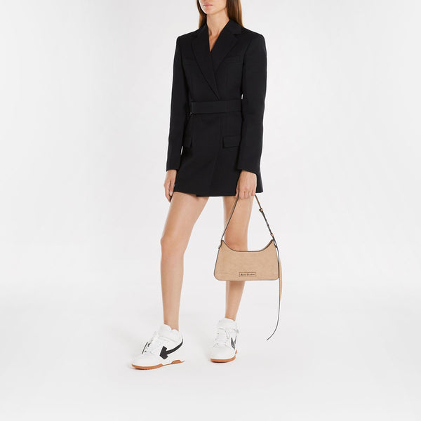 Out Of Office Mid Top Sneakers - Off White - Leather - White/Black
