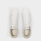 Orion Baskets in White Leather