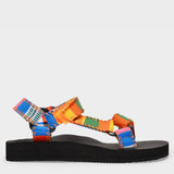 Trekky Sandals in Multicoloured Polyester