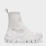 Boccaccio II Classic Boots in White Vegan Leather