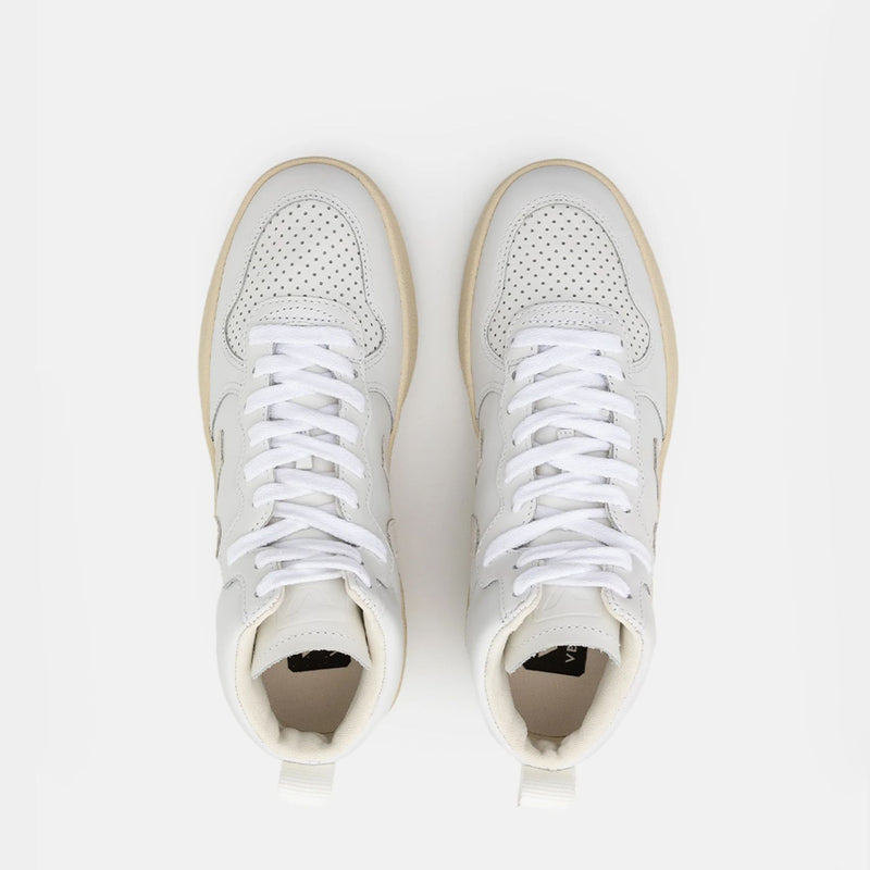 V-15 Sneakers - Veja - White/Beige - Leather