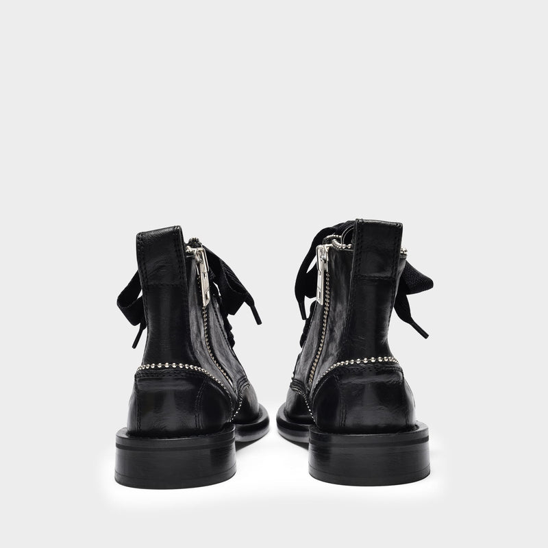 Ankle Boots Laureen Roma in Black Patent Leather