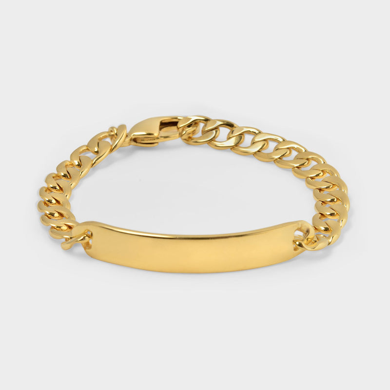 Id Bracelet in Gold