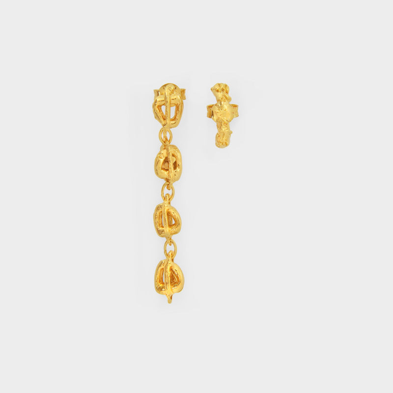 The Trailblazer Earrings in Gold Plated Bronze