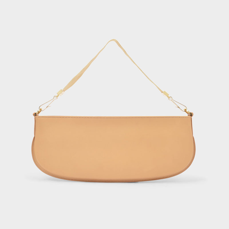Beverly Bag in Beige Leather