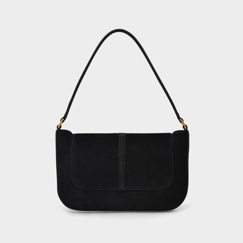 Miranda Bag in Black Suede Leather