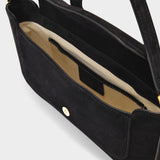 Miranda Bag in Black Suede Leather