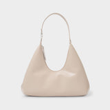 Amber Bag in Beige Glossy Leather