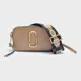 Snapshot Bag in Brown Leather