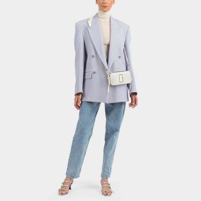 The Snapshot Crossbody Marc Jacobs White Leather - Main Image