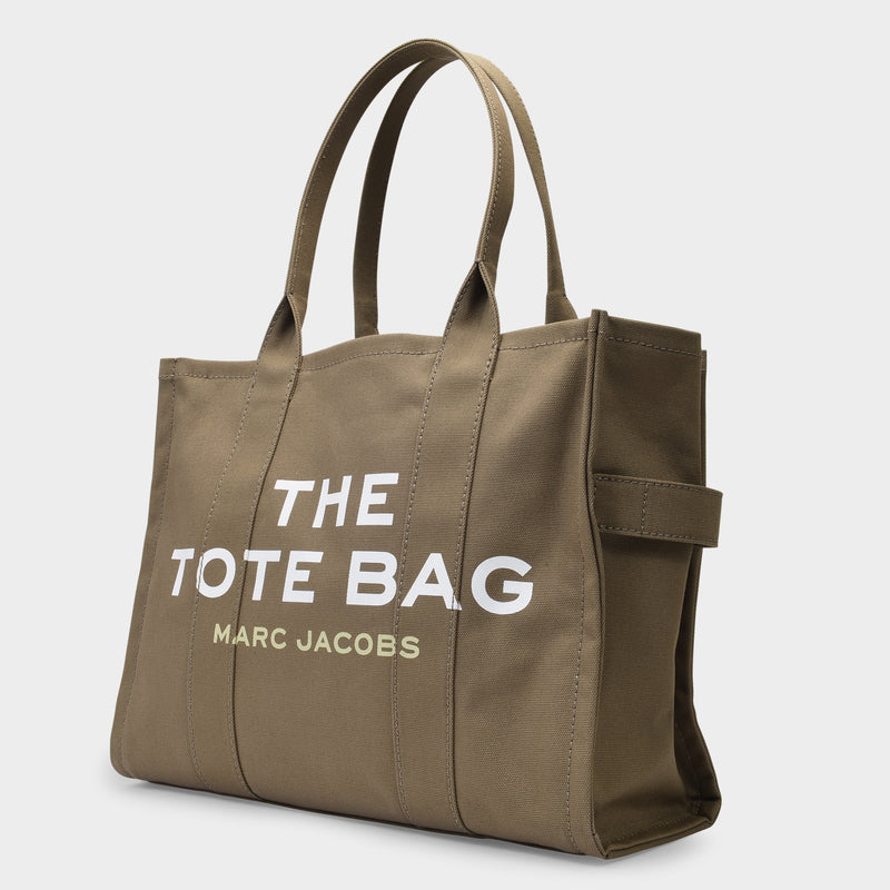 The Large Tote Bag - Marc Jacobs -  Slate Green - Cotton