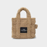 Mini Traveler Tote Teddy in Beige Polyester