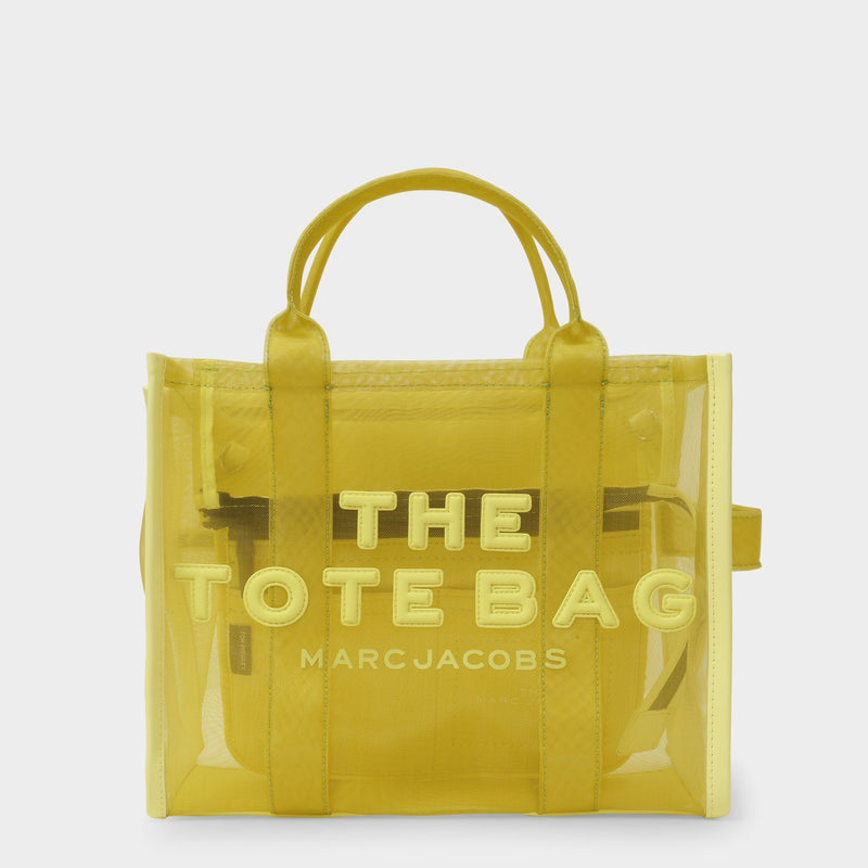 The Small Tote Bag in Green Canvas
