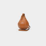 Nano Punch Bag in Camel Grained Leather
