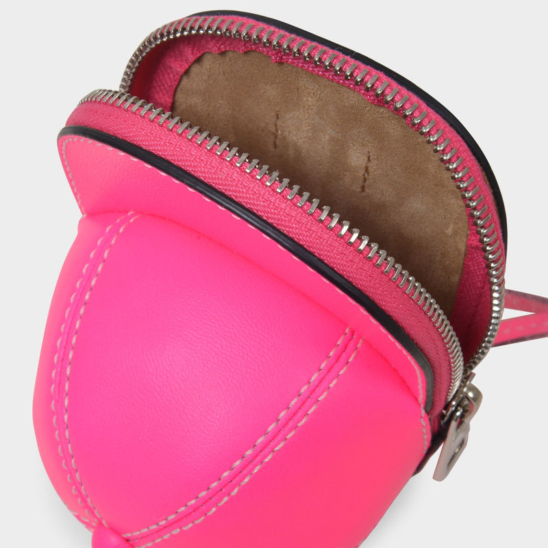 Nano Cap Bag in Pink Leather