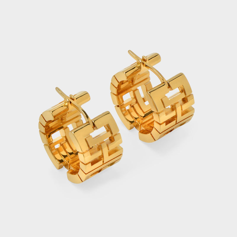 Goldie Mini Earrings in Gold Brass