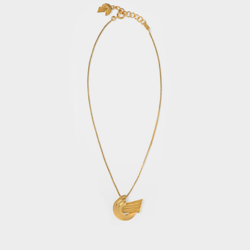 Meryl Mini Necklace in Gold Brass