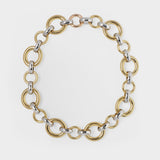 Calle Necklace in Bicolor Brass