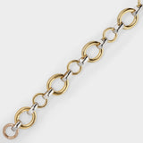 Calle Necklace in Bicolor Brass