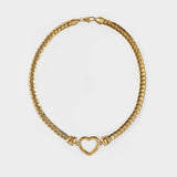 Gemma Brass Necklace