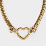 Gemma Brass Necklace