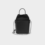 5Ac Small Hobo Bag - Maison Margiela - Black - Leather