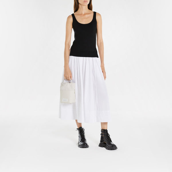 Hobo 5Ac Bucket Bag Small - Maison Margiela - Leather - Beige