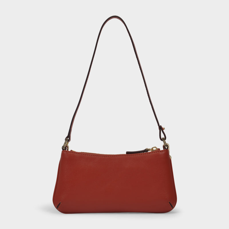 Mini Pita Bag in Redbole Leather