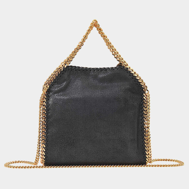 Falabella Mini Hobo Bag - Stella Mccartney -  Black  - Leather Vegan