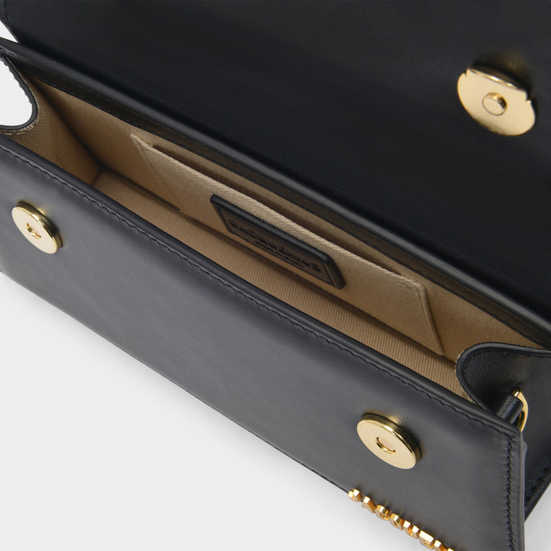 Le Chiquito Long Bag - Jacquemus -  Black - Leather